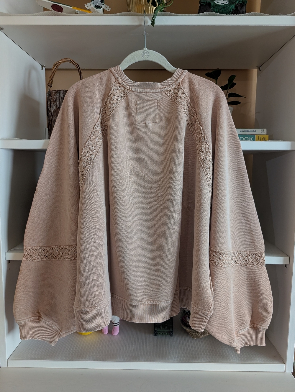 Aerie Hey Crochet Sweatshirt - Picture 2 of 3